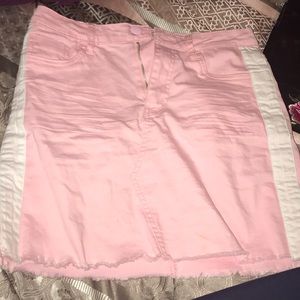Pink skirt
